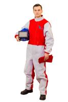 Комбинезон пескоструйщика ВЕКТОР проф с перчаткамир-р 56-58, рост 182