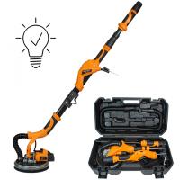 Шлифовальная машинка жираф ASPRO C8 для шлифовки потолков и стен (складная с подсветкой)