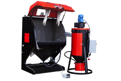 Пескоструйная камера PST-КСО-115 инжекторная, с ФВ, без ФВР, без выдвижного поворотного стола