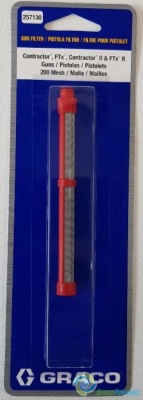 Фильтр тонкой очистки распылителя GRACO XTR FTX Contractor  (красный/24X363) / 257130 200mesh